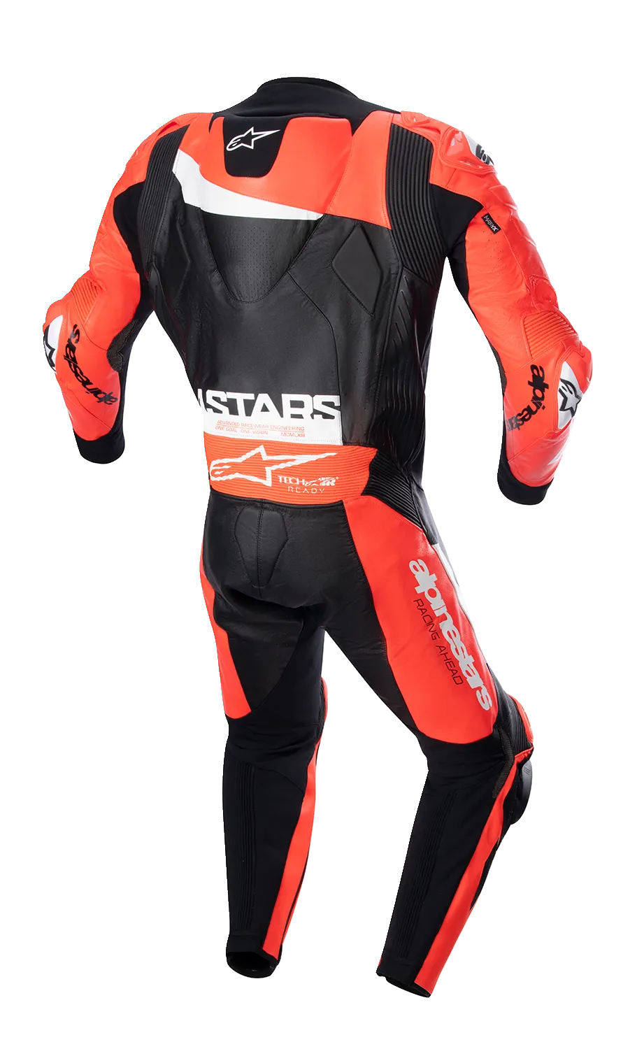 ALPINESTARS GP Plus v4 Leather Suit - Black/Red Fluo/White - US 44 / EU 54 3150523132154