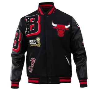 Chicago Bulls Pro Standard Mash Up Varsity Jacket