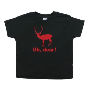 Christmas Oh Dear Toddler Short Sleeve T-Shirt