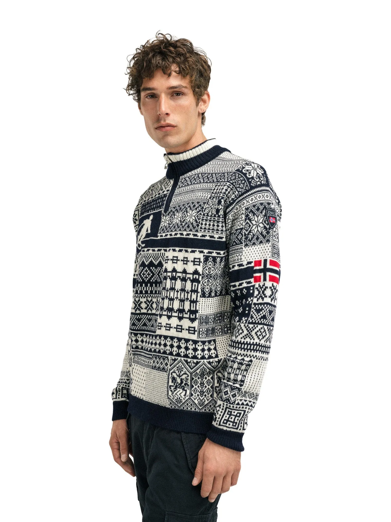 Dale of Norway | History Sweater | Men's | Navy/Off White