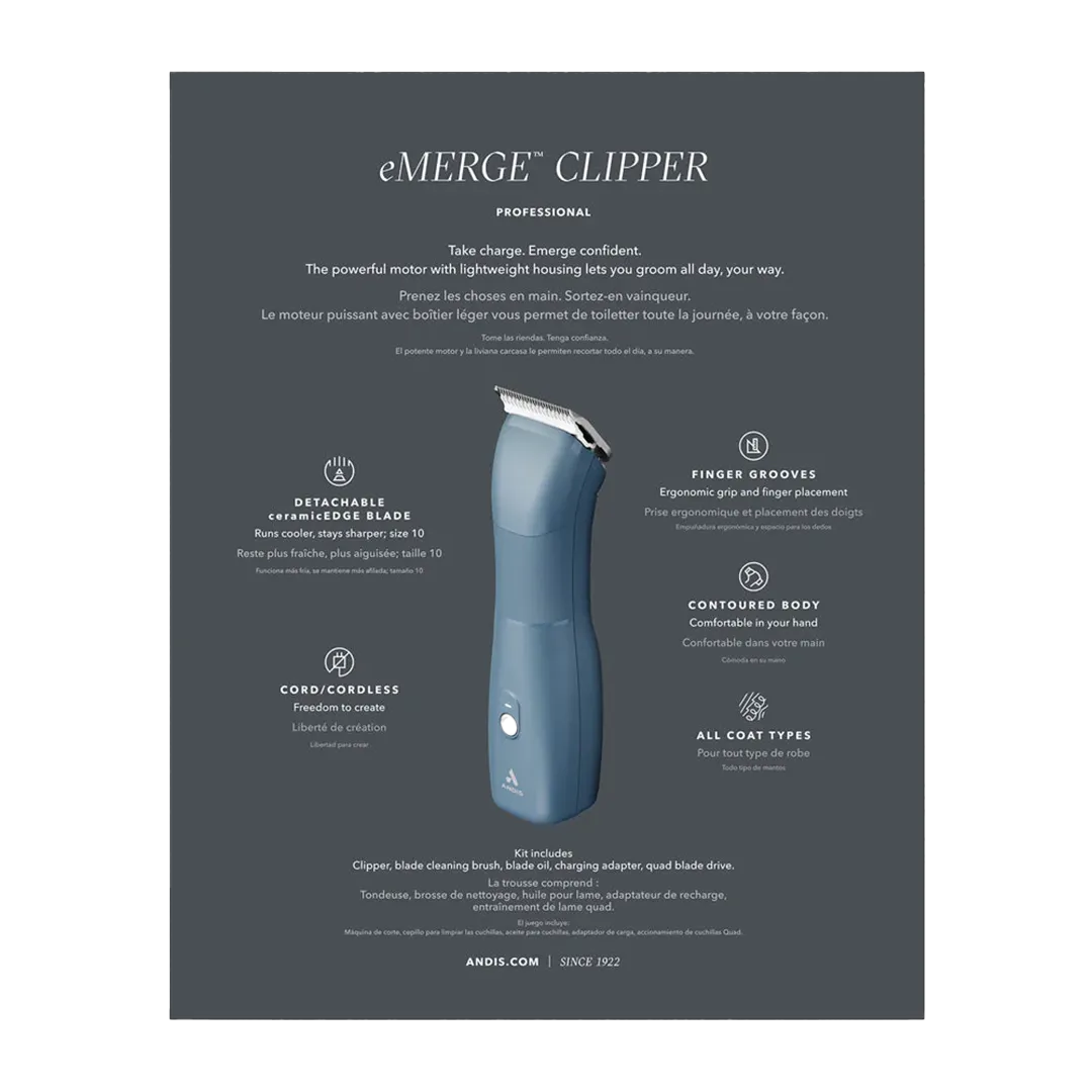 Emerge Clipper Blue by Andis