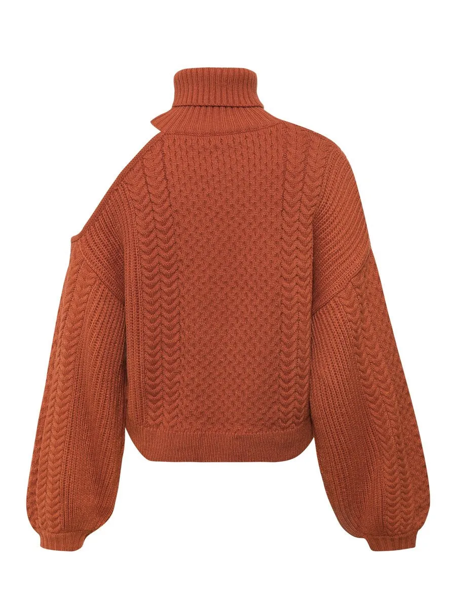 Feels Soft Turtleneck Sweater - Multicolor