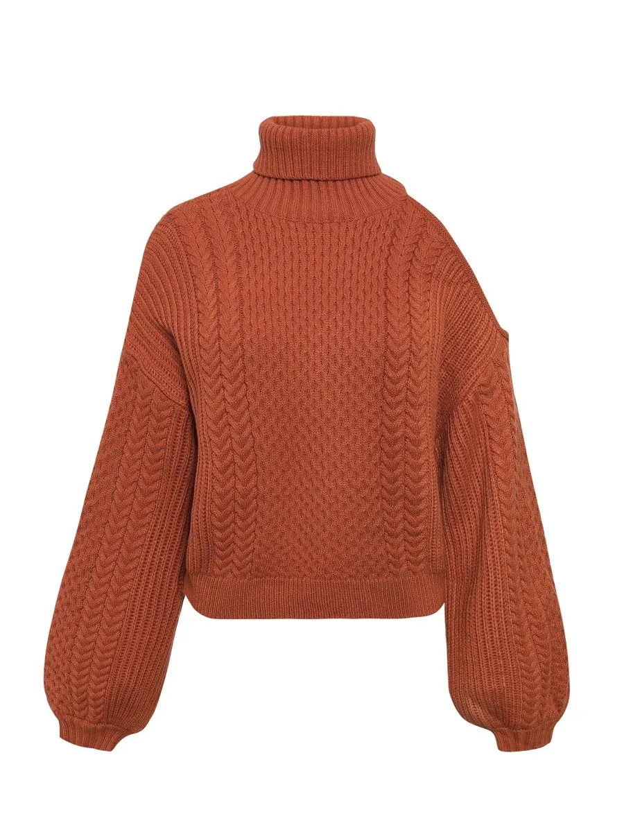 Feels Soft Turtleneck Sweater - Multicolor