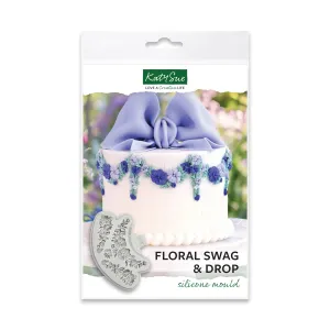 Floral Swag and Drop Silicone Mould