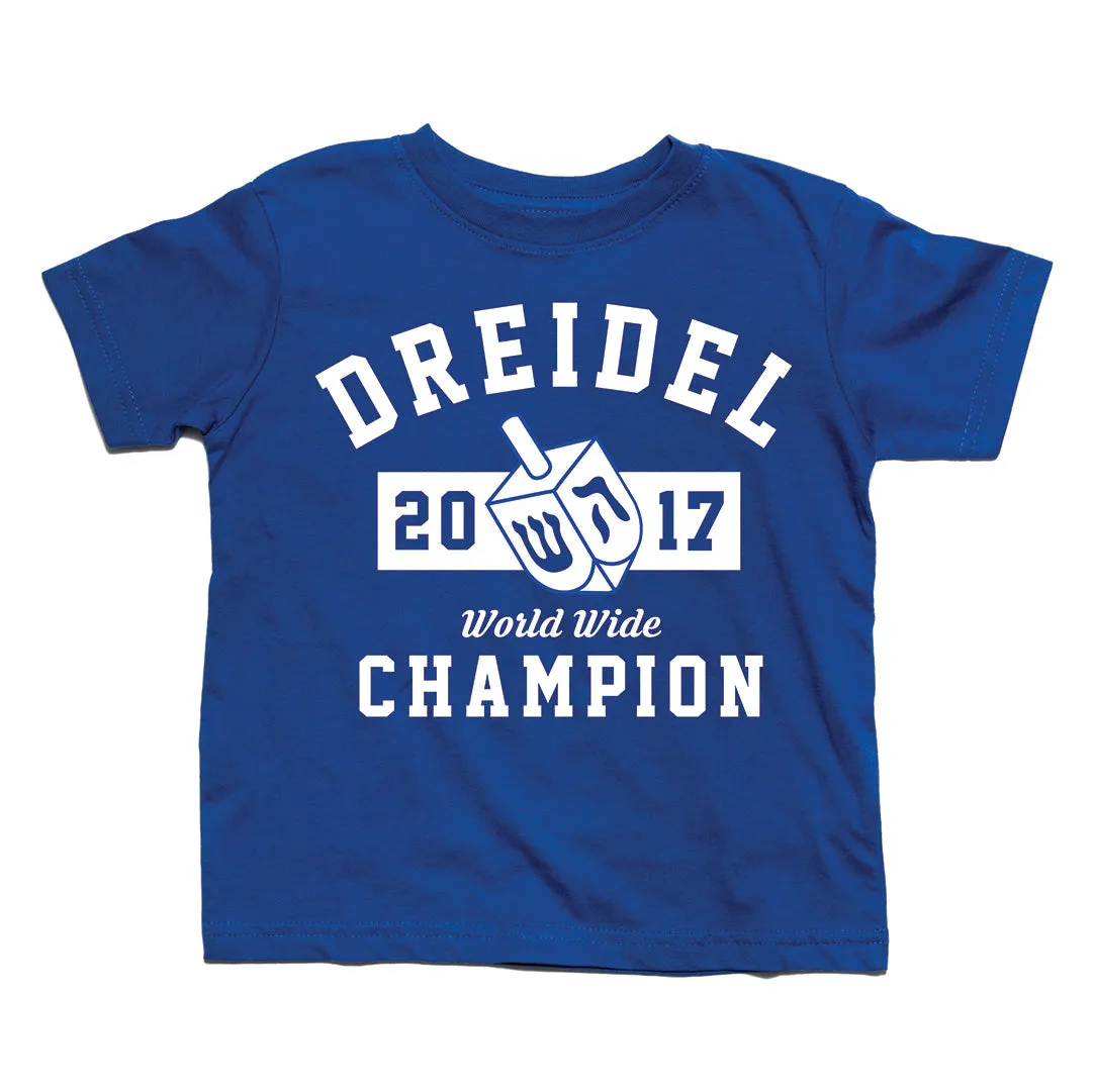 Hanukkah Dreidel Champion 2016 Toddler Cotton T-Shirt