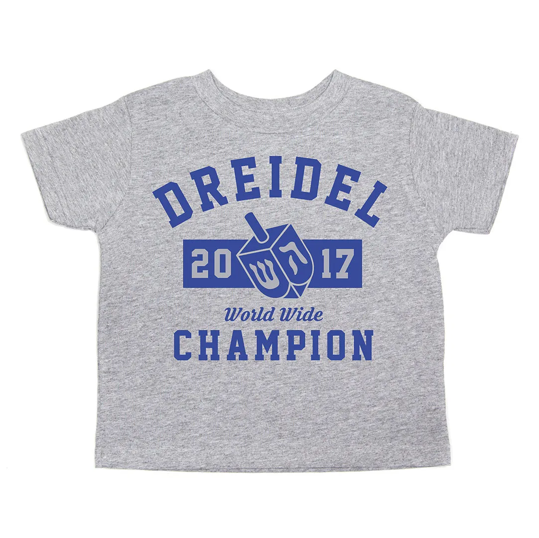 Hanukkah Dreidel Champion 2016 Toddler Cotton T-Shirt