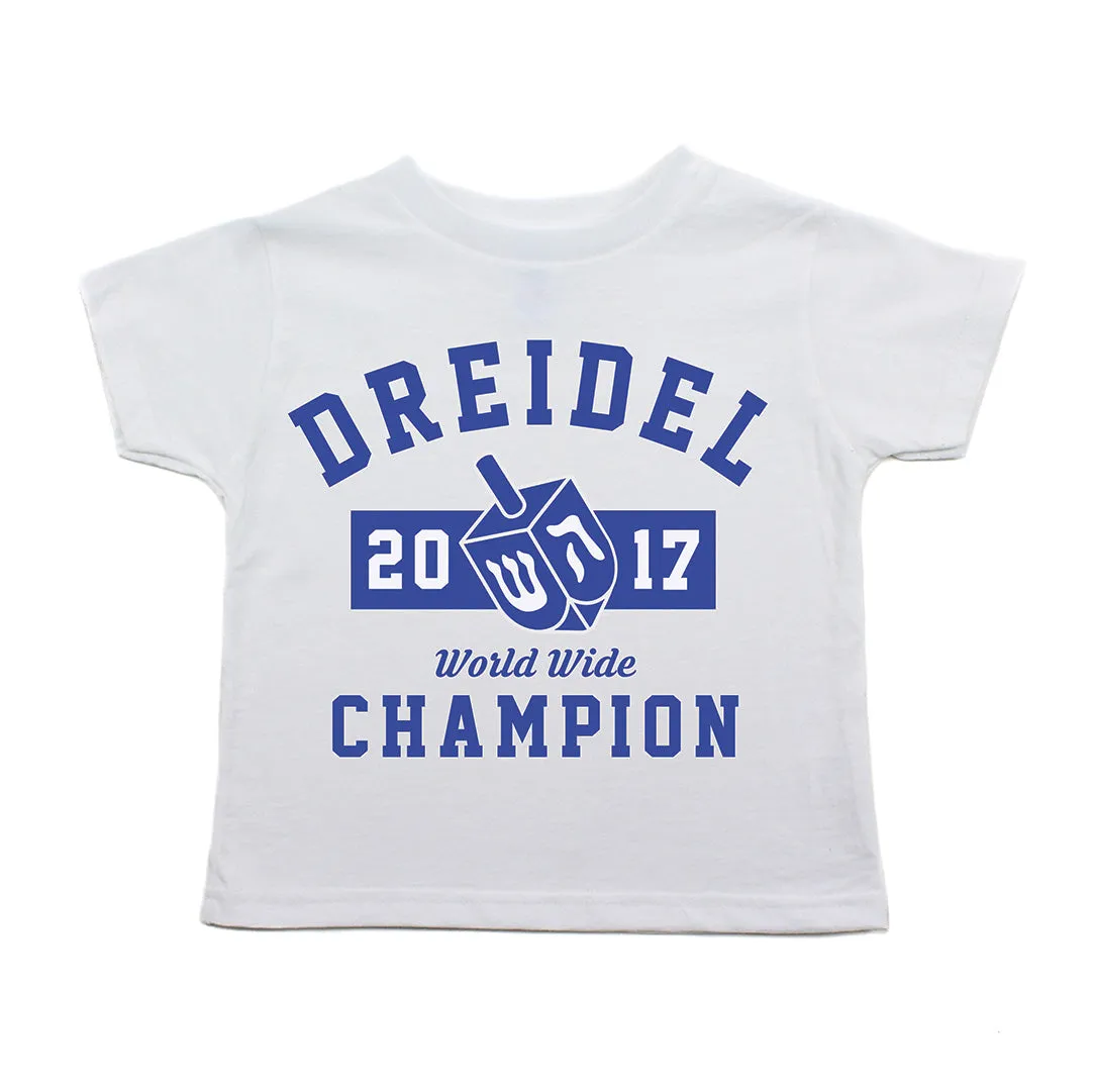 Hanukkah Dreidel Champion 2016 Toddler Cotton T-Shirt