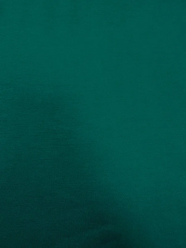 Hunter Green Solid Rayon Spandex Jersey Knit Fabric