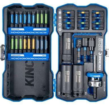 Kincrome 41 Piece Impact Bit Driving Deck Set/Suits Both Professional & DIY User