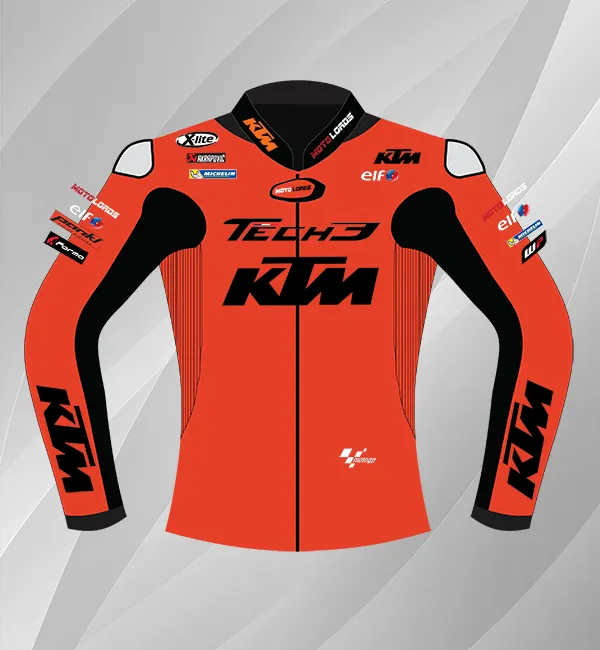 KTM MotoGP Leather Racing Jacket Replica