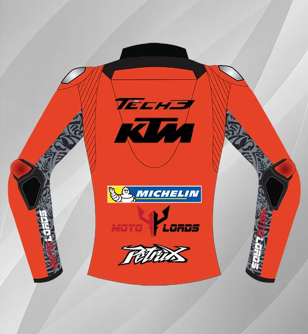 KTM MotoGP Leather Racing Jacket Replica