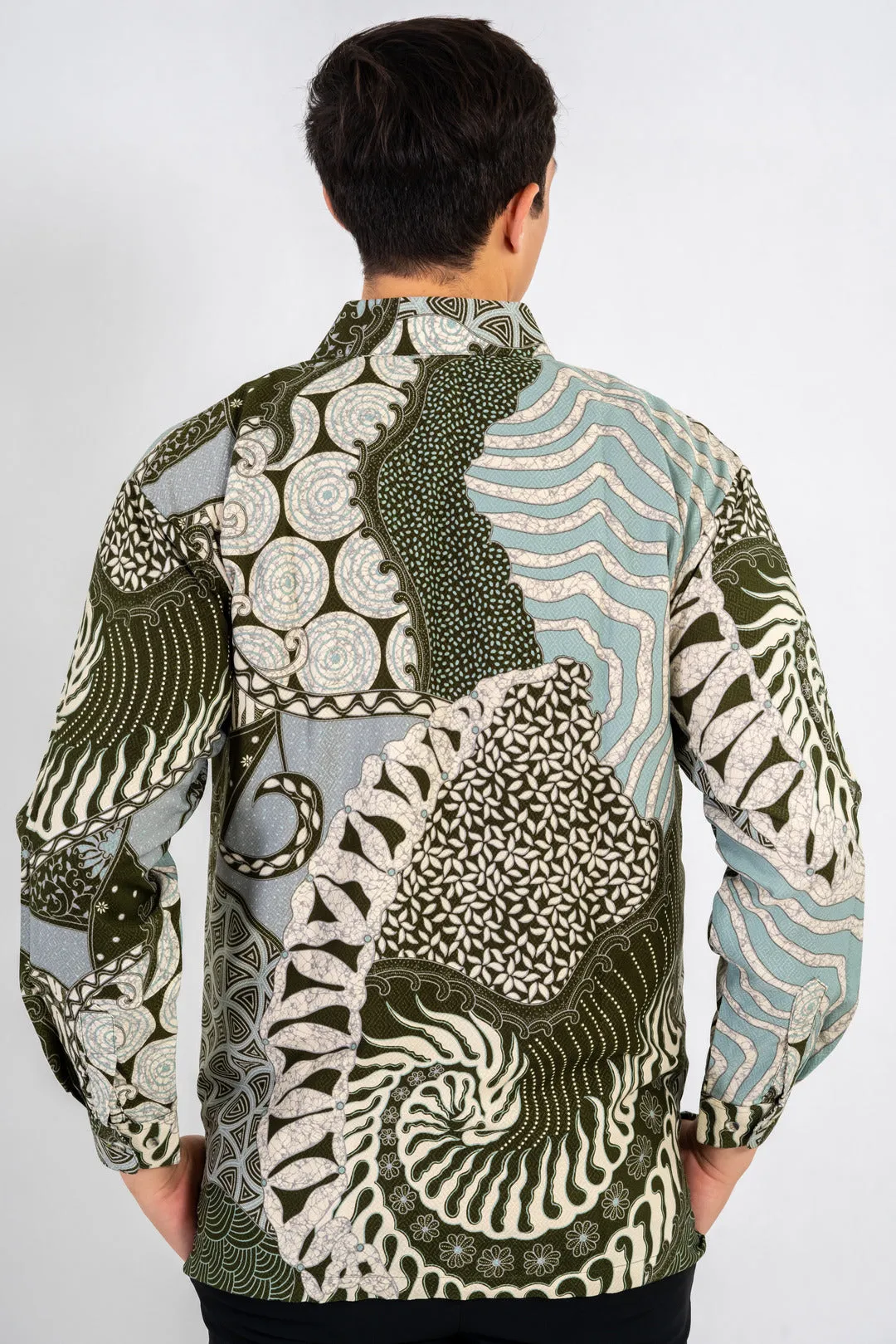 Men's Batik Shirt - Pathfinder | Long Sleeves