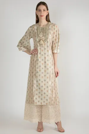 Mogra Beige Tunic