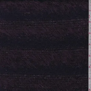 Purple/Amethyst Eyelash Chenille Knit Fabric