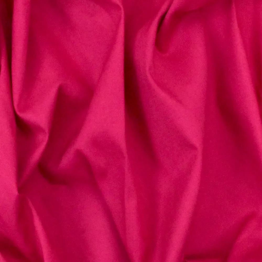 Queen Pink Solid Stretch Cotton Poplin Woven Fabric