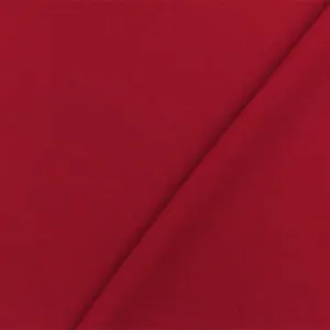 Red Solid Polyester Georgette Woven Fabric