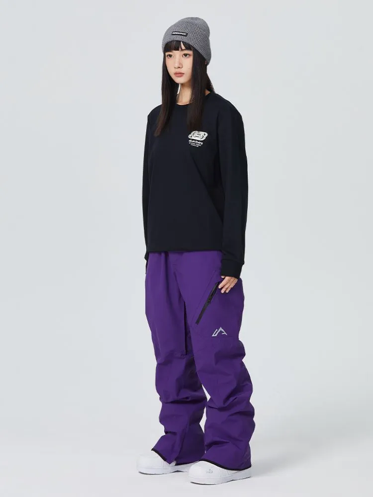 Searipe Diagonal Zipper Snow Pants - Women's