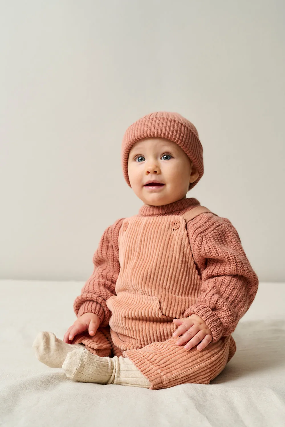 Soft tricot baby sweater