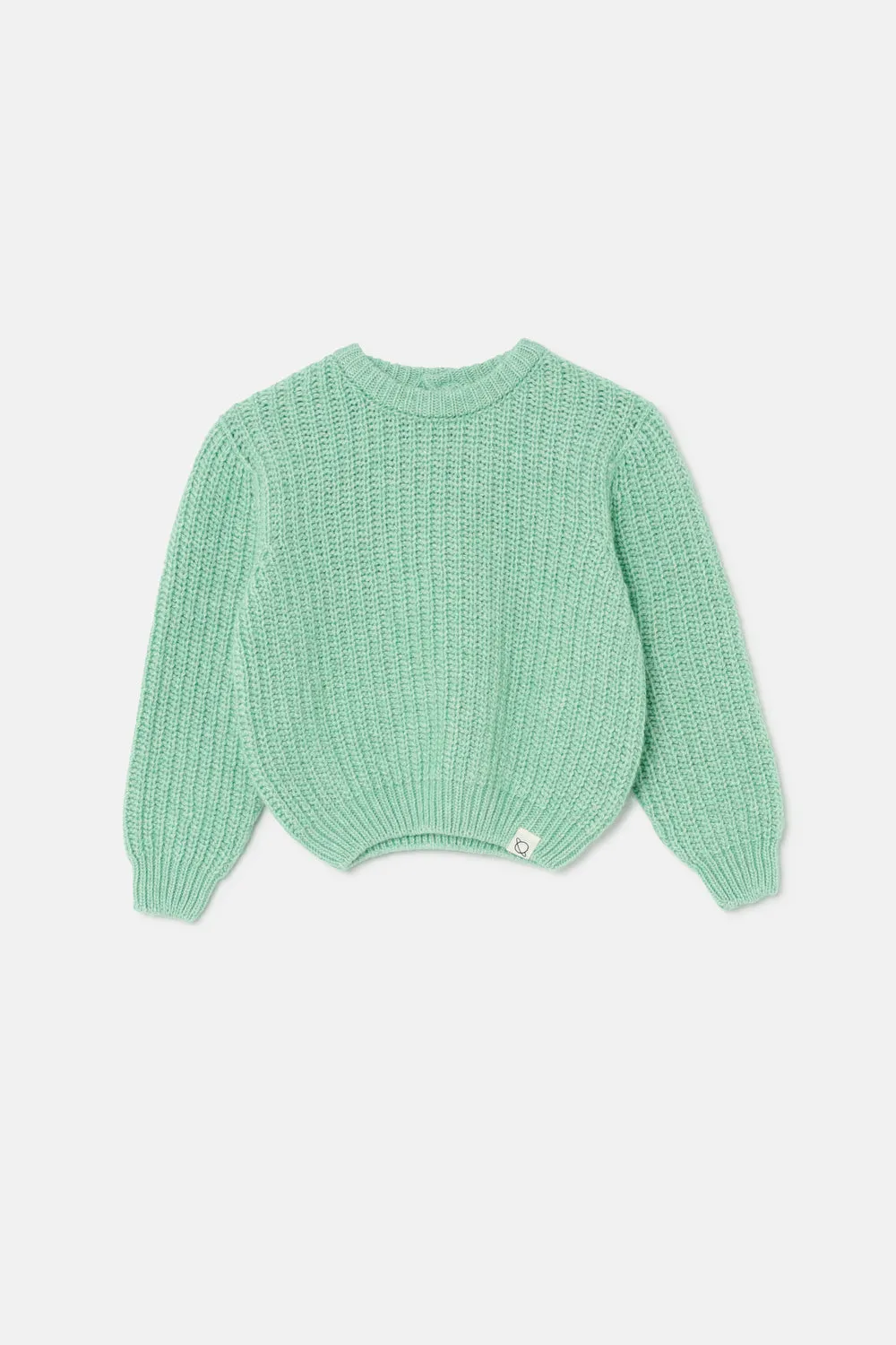 Soft tricot baby sweater