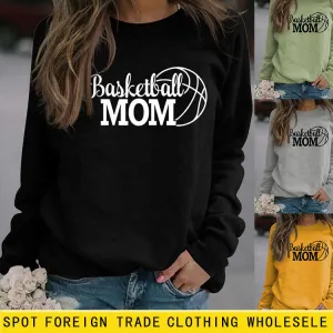 Spot Basketball Mom Long Sleeve Women's Sweatshirt