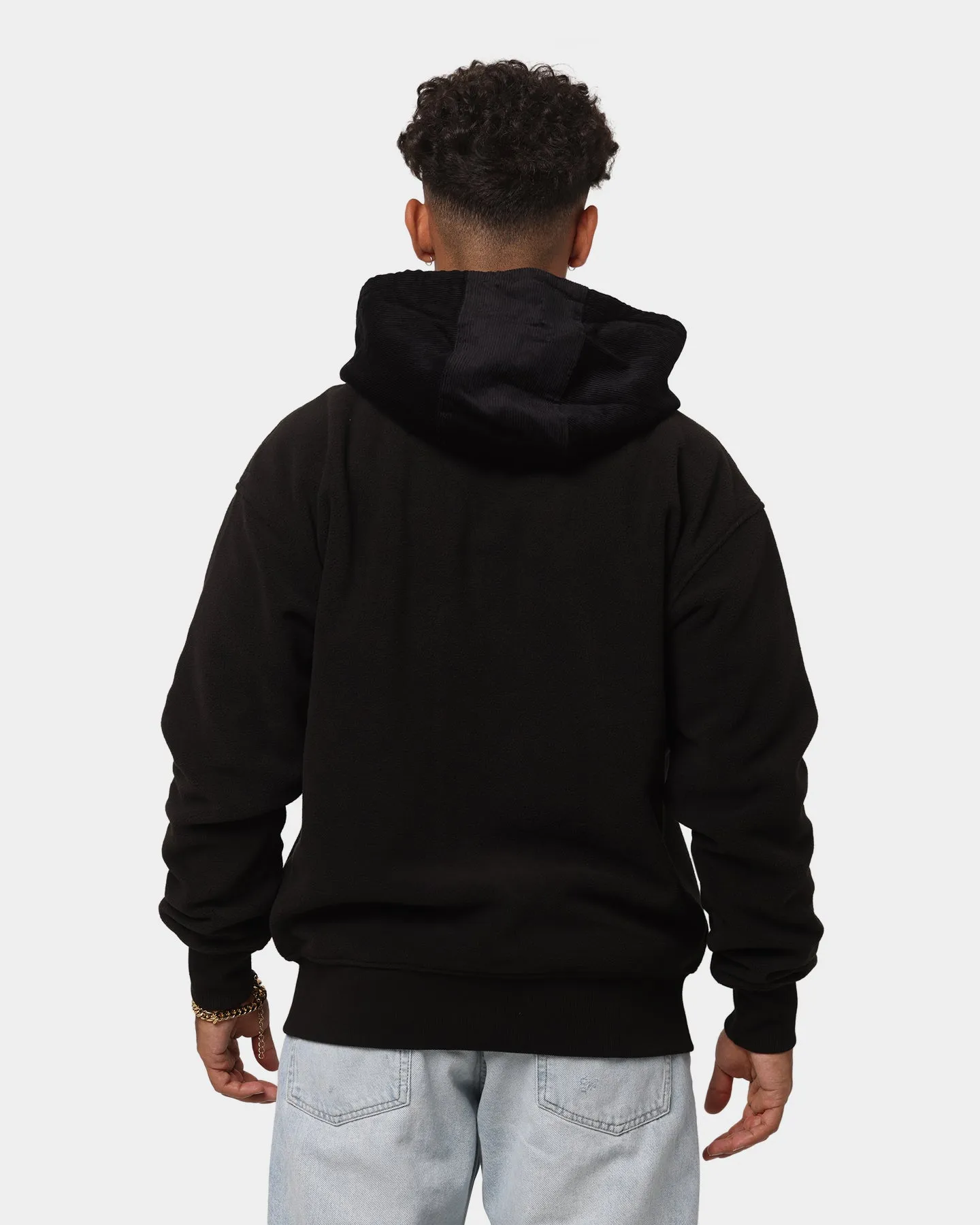 Tommy Jeans Mix Zip Thru Hoodie Black